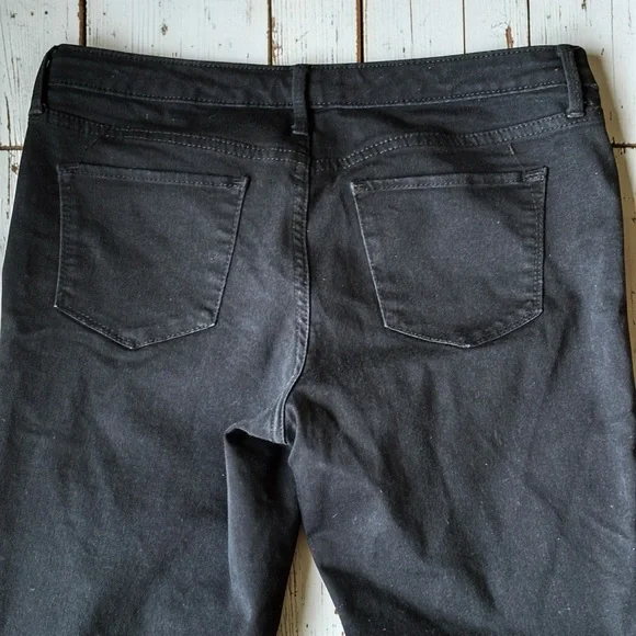 Mossimo Mid Rise Black Jegging Jeans Women Size 10 Short Super Stretch Skinny - Picture 6 of 10